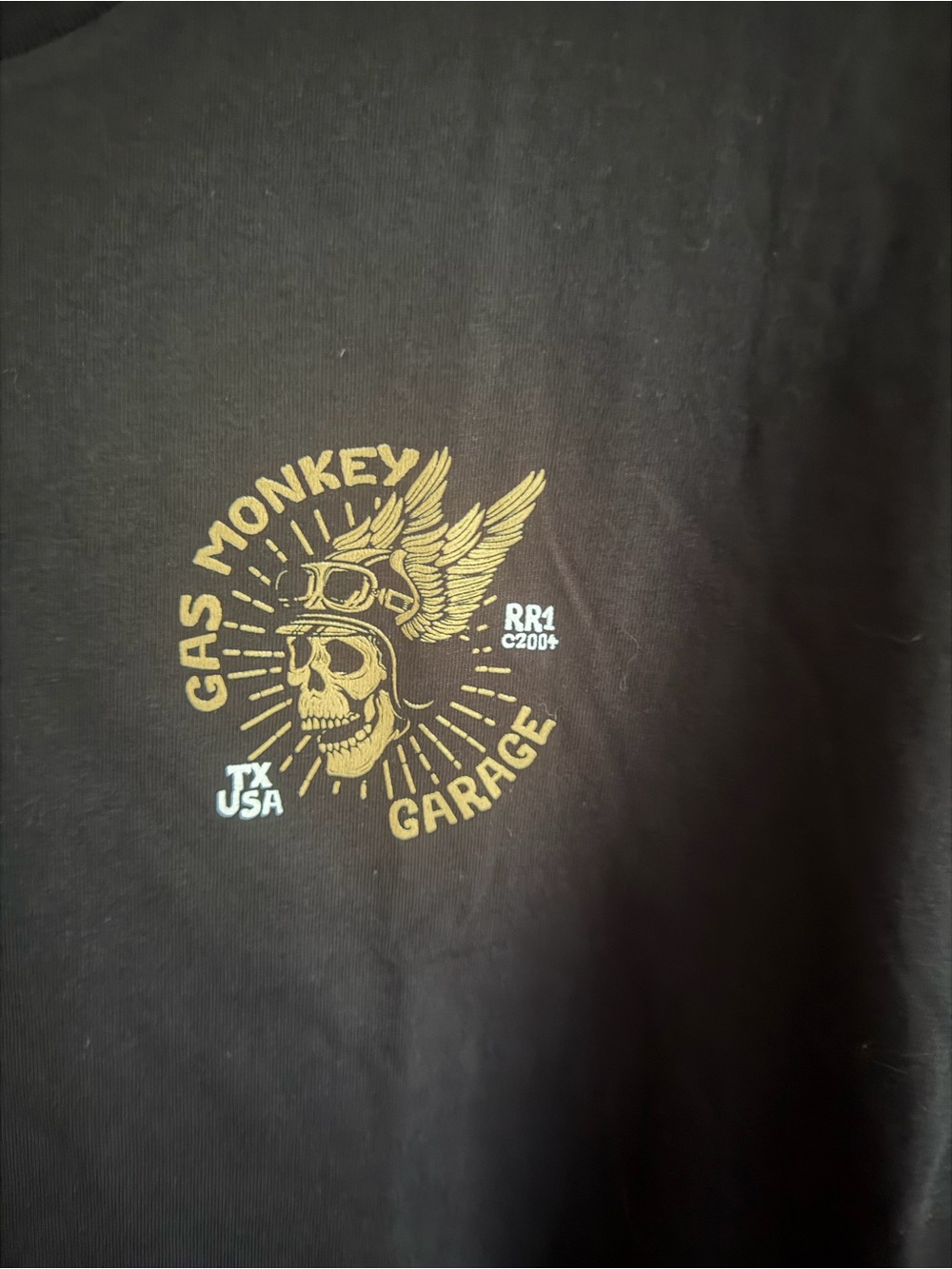 NWOT Gas Monkey Garage Men’s Black Long Sleeve Graphic Tee - Picture 4 of 7